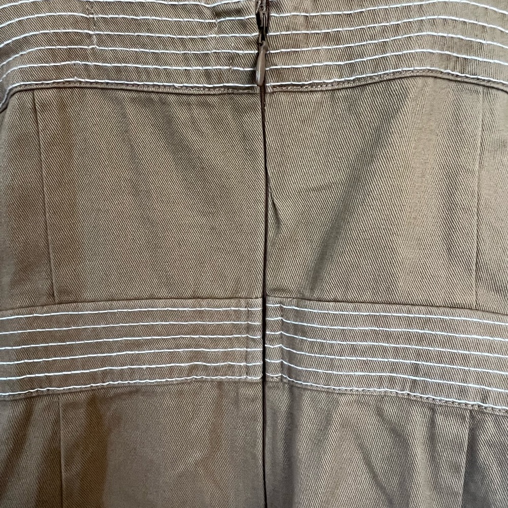 Urban Outfitters Trapunto Stitch Twill Mini Dress Sz 4 - Picture 11 of 16